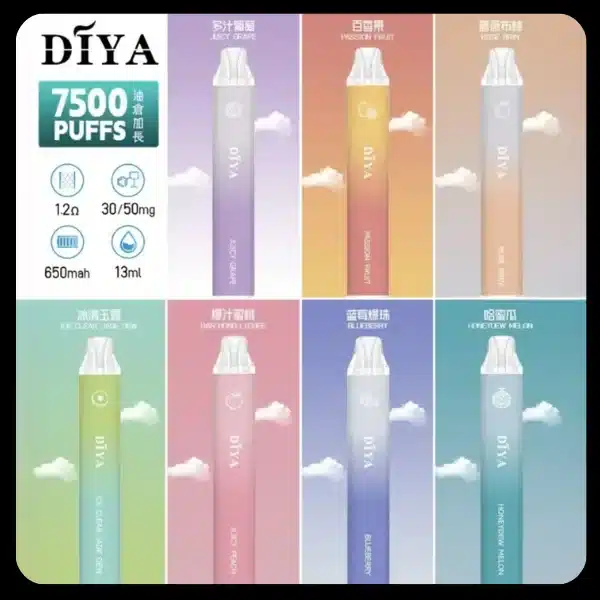 DIYA叮啞抛棄式7500口